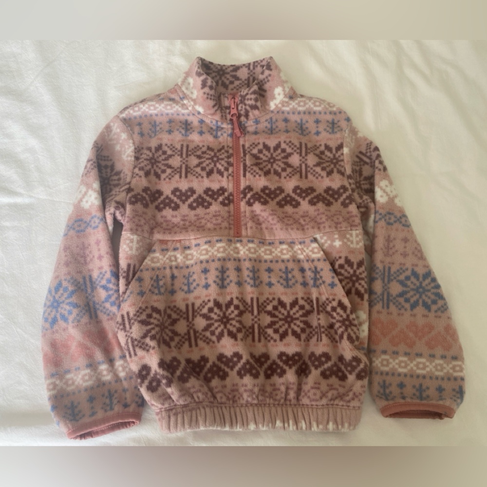 Girls fleece pullover size 4-5T